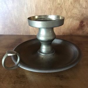 Vintage Solid Brass Candleholder made in India